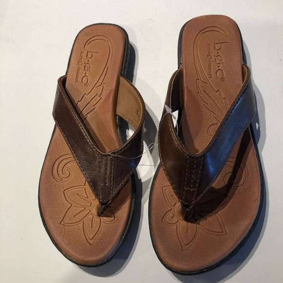 boc | Shoes | Boc Leather Brown Sandal Size 6m Leather Upper New | Poshmark